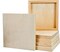 6 Pcs 8'' x 8'' Unfinished Wood Cradled Painting Panel Boards for Arts & Craft - Wooden Canvas Panels